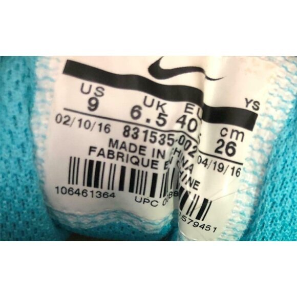 Nike Dart XII Sneakers Womens 9 Running Workout Shoe Blue Gray Pink Dart 12 - Picture 11 of 11